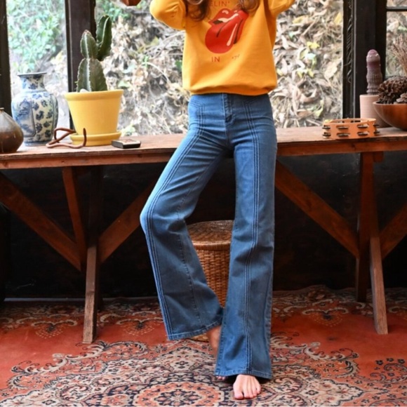 Stoned Immaculate Annie Jean in 70's Blue Size 24 NWT